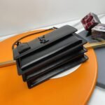 Knockoff Saint Laurent Sunset Medium Chain All Black Bag Calfskin - Image 5