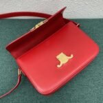 Top Quality Fake Celine Triomphe Medium Bag In Red - Image 3