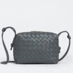 Fake Bottega Veneta Loop Small Bag Grey