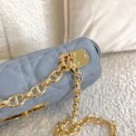 Dior Caro Small Bag Fake in Cloud Blue - Image 8