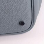 Blue lin knockoff Hermes Picotin Lock handbag - Image 6