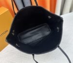 Louis Vuitton Neverfull Bandouliere Inside Out MM Tote In Monogram Canvas And Black Leather - Image 6