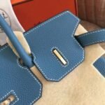 Blue Jean Replica Luxury Hermes Birkin 35cm Tote - Image 6