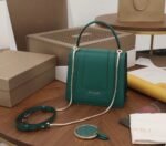 Fake Bvlgari Serpenti Forever Small Bag Green Calfskin - Image 2