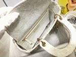 Dior Lady D-Lite Medium Bag Fake in Embroidery with Macrame Effect - Image 8