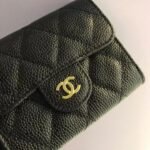 Chanel Classic Leather Wallet In Black - Image 5