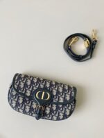 Dior Bobby East-West Bag Knockoff in Blue Dior Oblique Jacquard - Image 6