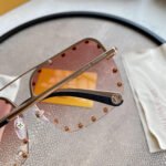 New Diamond Inlaid Women’s Flat Mirror Anti Blue Mirror Computer Goggle Play Phone Eye Protection - Image 4