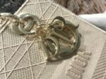 Dior Lady D-Lite Medium Bag Knockoff in Beige Cannage Embroidered Canvas - Image 4