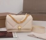 Knockoff Bvlgari Serpenti Cabochon Small Bag White Leather - Image 10