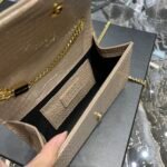 KATE SMALL CHAIN BAG IN GRAIN DE POUDRE EMBOSSED LEATHER - Image 3