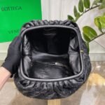 Replica Bottega Veneta Large Pouch Clutch Bag Black - Image 3