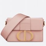 Dior 30 Montaigne Box Bag Fake in Powder Box Calfskin