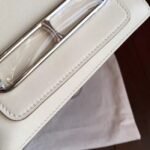 Ivory cheap replica Hermes Mini Sac Roulis handbag - Image 3
