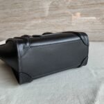 Celine Nano Luggage Tote Bag Replica in Black - Image 5