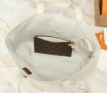 Louis Vuitton Low Key Cabas MM Bag In Quartz White - Image 5