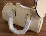 Louis Vuitton Bicolor Monogram Empreinte Papillon BB Bag In Cream And Saffron - Image 5