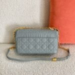 Dior Caro Medium Bag Knockoff in Grey - Image 8
