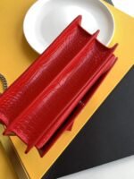 SUNSET MEDIUM CHAIN BAG IN SMOOTH LEATHER - Image 6