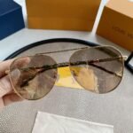 MATTHEW WILLIAMSON MAGNOLIA SUNGLASSES IN YELLOW GOLD - Image 7