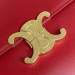 Top Quality Fake Celine Triomphe Large Bag In Red - Image 7
