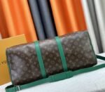 Louis Vuitton Monogram Macassar Canvas Keepall Bandouliere 50 In Borneo Green - Image 5
