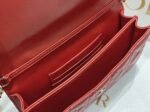 Dior Miss Dior Mini Bag Knockoff in Red Cannage Lambskin - Image 4