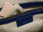 Top Quality Fake Chloe Marcie Small Double Carry Bag in Blue Grained Leather - Image 3
