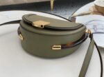 Top Quality Knockoff Fendi Moonlight Saddle Bag In Green Calfskin - Image 5