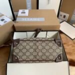 GG shoulder bag with leather details - Image 7