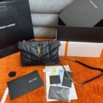 Replica Saint Laurent Puffer Toy Bag Black Quilted Lambskin - Image 4