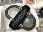 Dior Lady D-Lite Medium Bag Knockoff in Grey Mizza Embroidery - Image 9