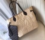 Louis Vuitton Econyl Regenerated Nylon Neverfull MM Tote In Cream - Image 6