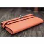 Crevette best replica Hermes Kelly Longue wallet - Image 8
