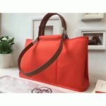 Capucine Canvas Replica Hermes Cabag Elan Chic Canvas Bag - Image 4