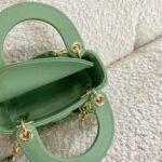 Dior Lady Dior Micro Bag Knockoff in Mint Cannage Lambskin - Image 9