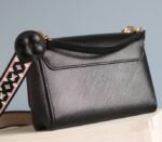Louis Vuitton Epi Leather Twist MM Handbag In Black With Embroidered Strap - Image 6