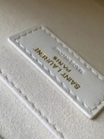 Knockoff Saint Laurent Sunset Medium Chain Bag White Calfskin - Image 2