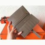Taupe Epsom Fake Hermes Bearn Wallet - Image 7
