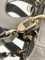 Dior Small Lady Dior My ABCDior Bag Fake in Steel Grey - Image 2