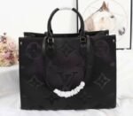 Louis Vuitton Monogram Empreinte Giant Onthego GM Tote In Black