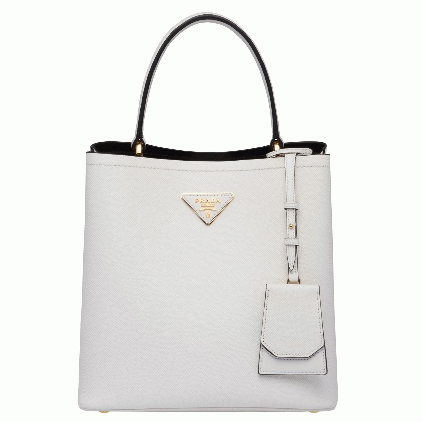 460172A2-F205-4E53-7C25-1F8C439B6354.jpg White Prada Medium Panier Bag Replica - Image 1