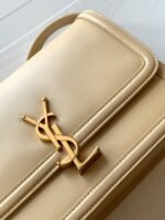 Fake Saint Laurent Medium Solferino Bag Beige Calfskin - Image 10