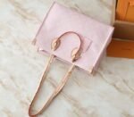 Monogram Denim OnTheGo MM In Washed Pink - Image 2