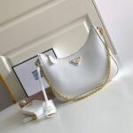 Prada Re-Edition 2005 Shoulder Bag Replica in White - Image 2