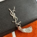 Saint Laurent Kate Medium Tassel Bag Noir - Image 4