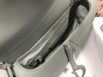 Dior Saddle Bag Faux in Grey Ultramatte Calfskin - Image 3