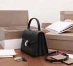 Fake Bvlgari Serpenti Forever Small Bag Black Calfskin - Image 6