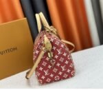 Louis Vuitton Speedy P9 Bandouliere 30 Bag In Red - Image 3