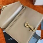 Fake Saint Laurent Cassandra Medium Chain Bag Beige - Image 8